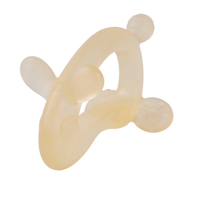 Jelly Rabbit Silicone Baby Teethers Soft Toy in Mushroom Shape Silicone Teether